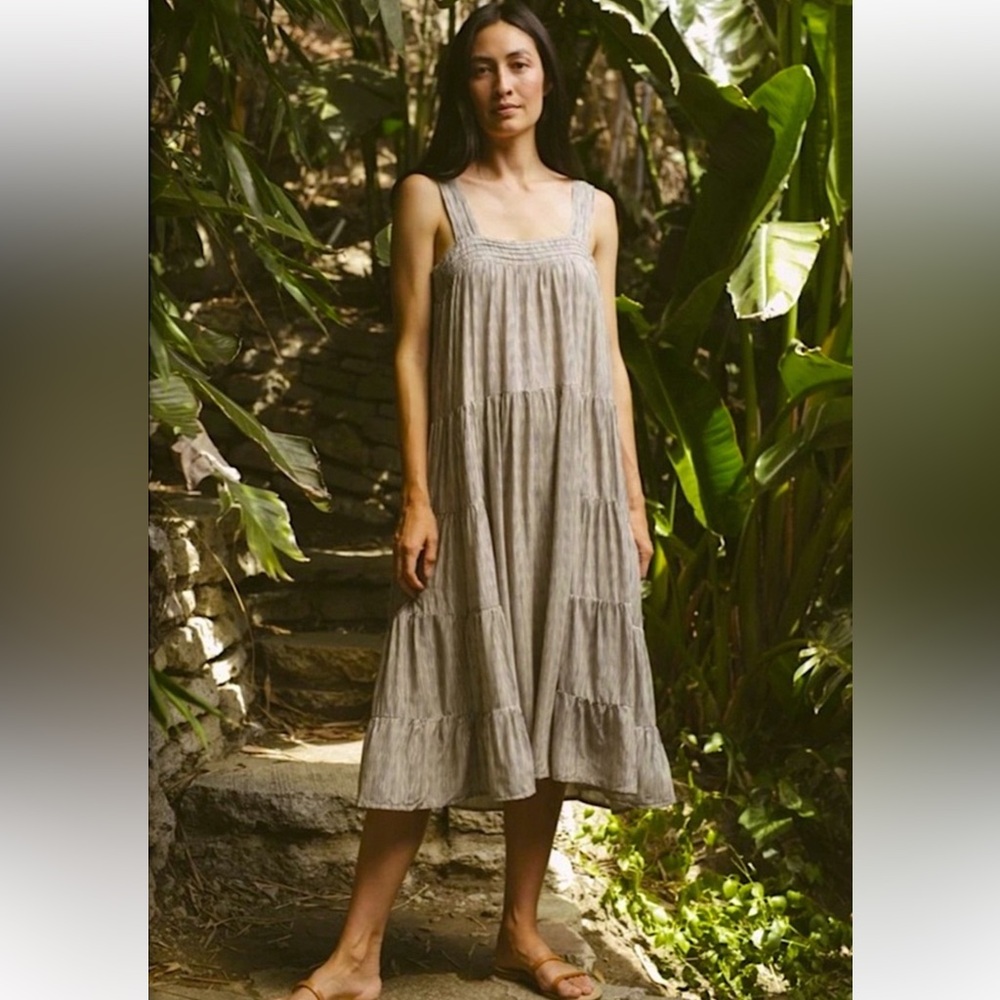 Natalie Martin Jasmine Dress Striped Size Small - Picture 2 of 5